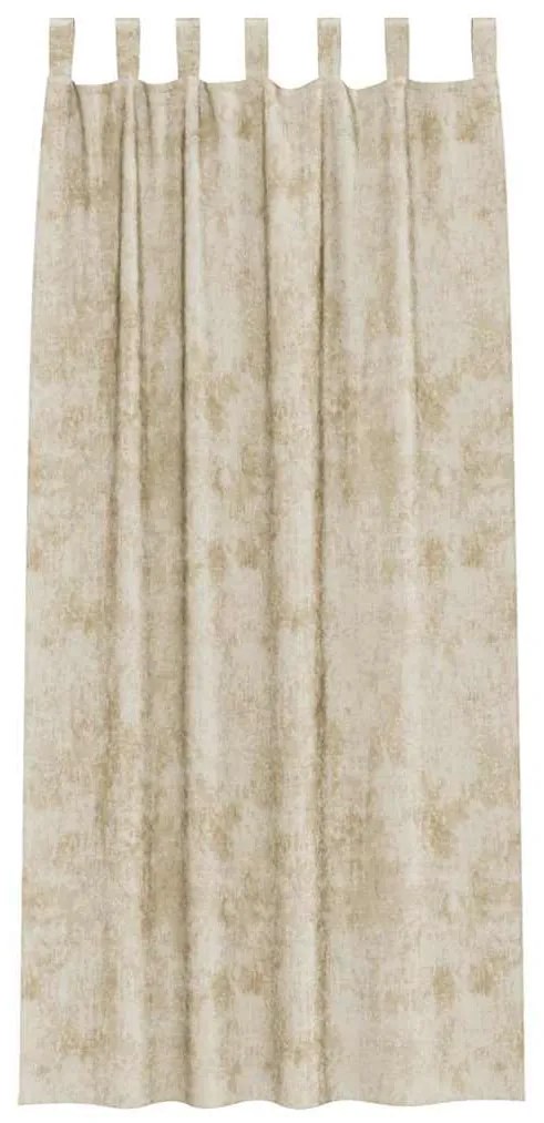 Cortinas de Veludo 2 peças com Ilhós Creme 245x140 cm