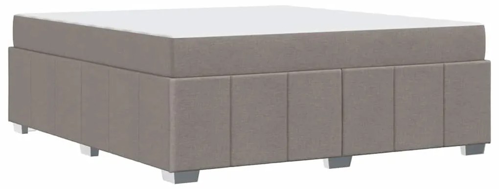 Estrutura da Cama Cinzento-acastanhado 180 x 200 cm tecido