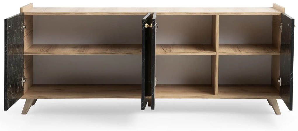 Console Sumer – Carvalho Mármore – 180x77,8x41 cm