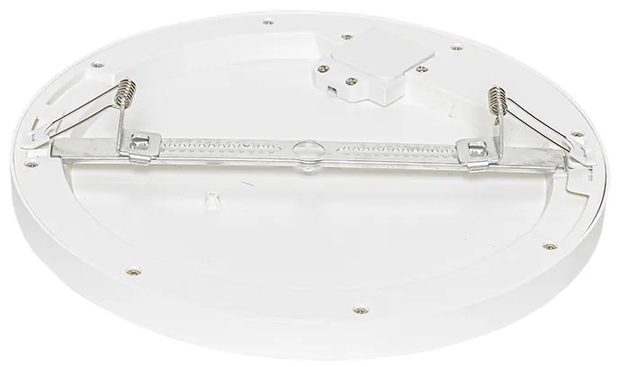 Foco de encastrar ou de superfície branco 30 cm incl. LED 3-Step Dim to Warm com Dip Switch - Trans Moderno
