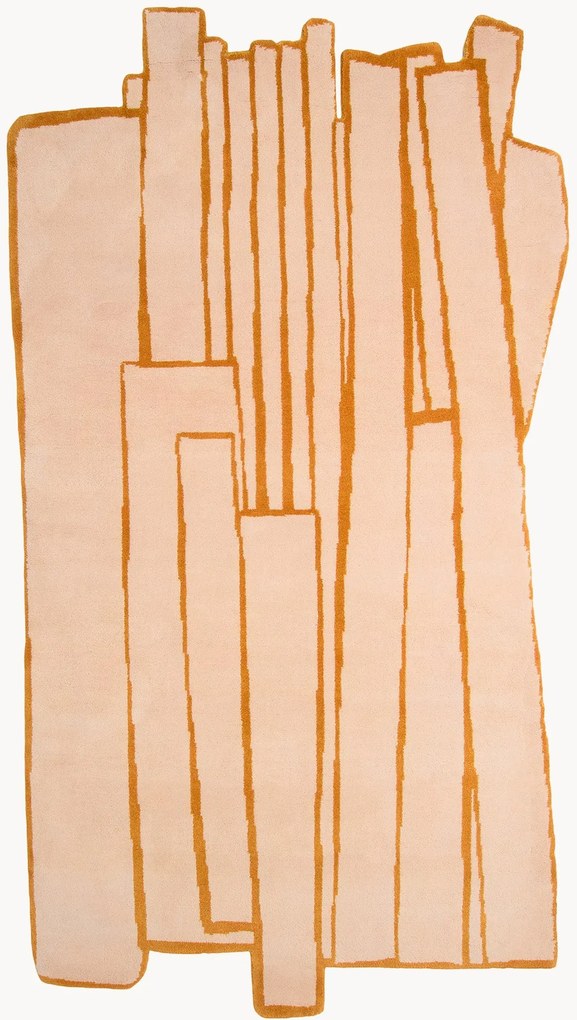 Tapete em lã artesanal Contour