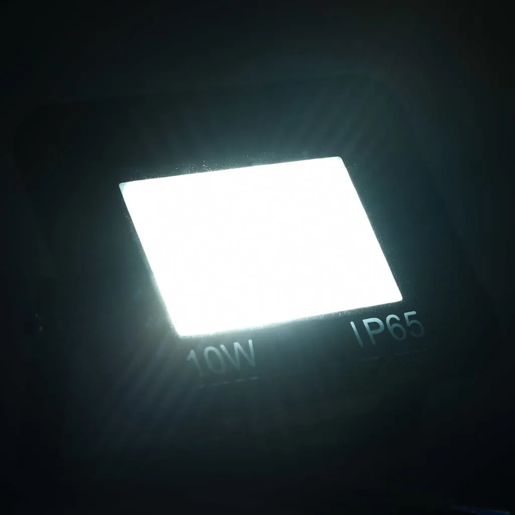 Projetores c/ iluminação LED 2 pcs 10 W branco frio