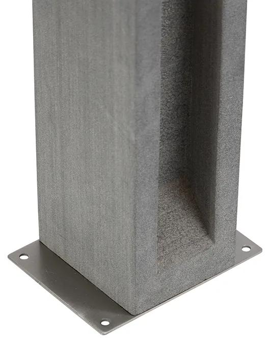 LED Candeeiro de pé moderno basalto para exterior 70 cm - Sneezy Moderno