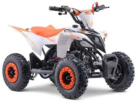 MINI MOTO 4 GASOLINA PARA CRIANÇAS 49cc Roan Ratte R6 4.5cv Laranja