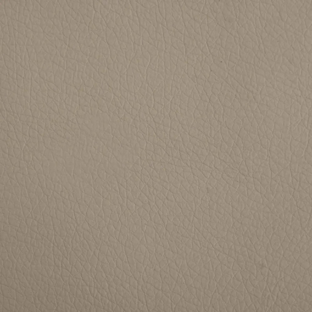 Cama para cães 90x53x30 cm couro artificial cappuccino