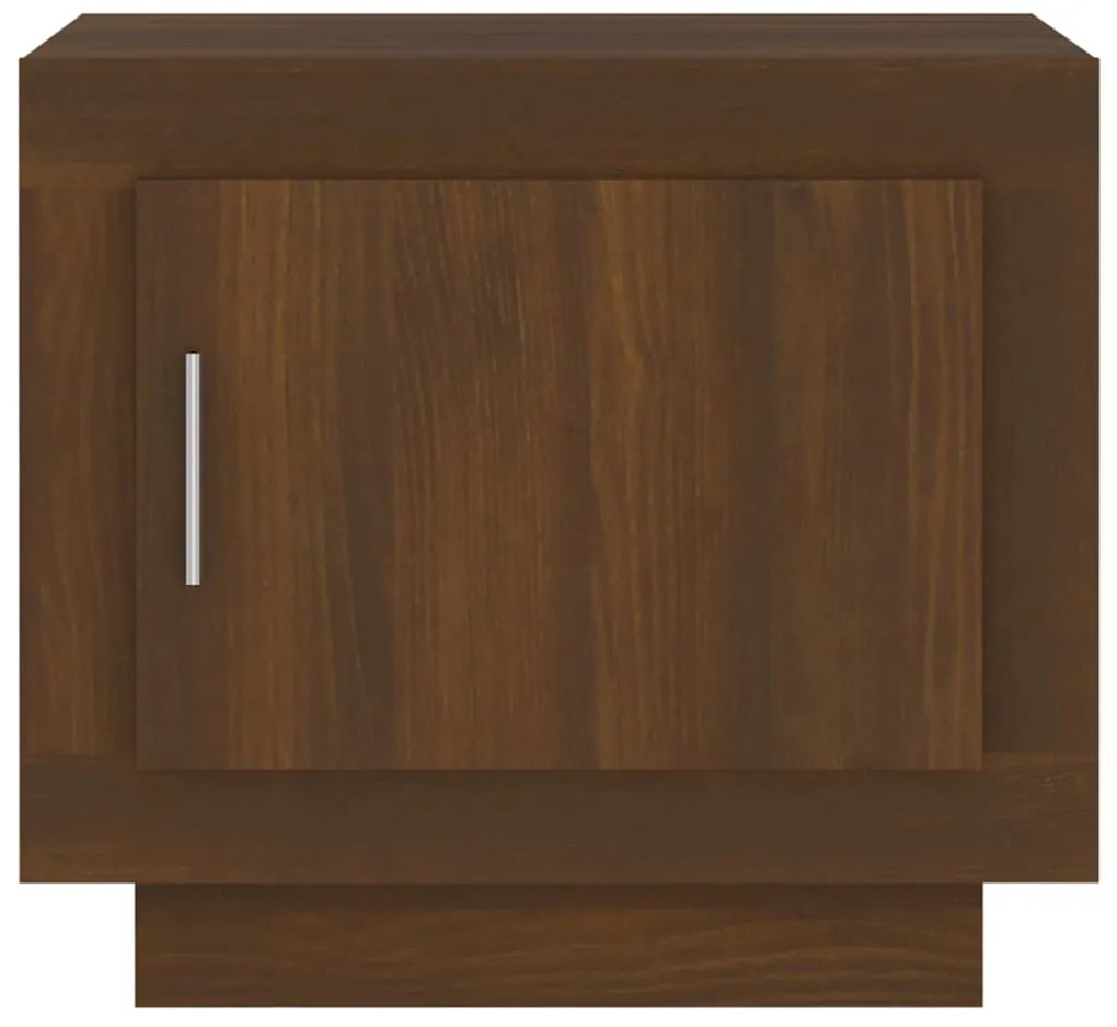 Mesa centro 51x50x45 cm derivados de madeira carvalho castanho