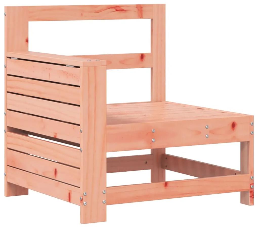Sofá de jardim c/ apoio de braços/mesa madeira douglas maciça
