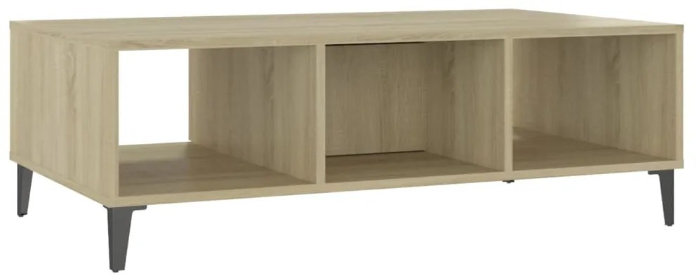 Mesa de centro derivados de madeira carvalho sonoma