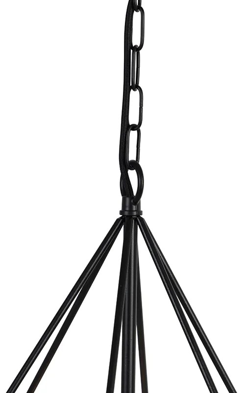 Candeeiro de suspensão escandinavo preto - Karkass