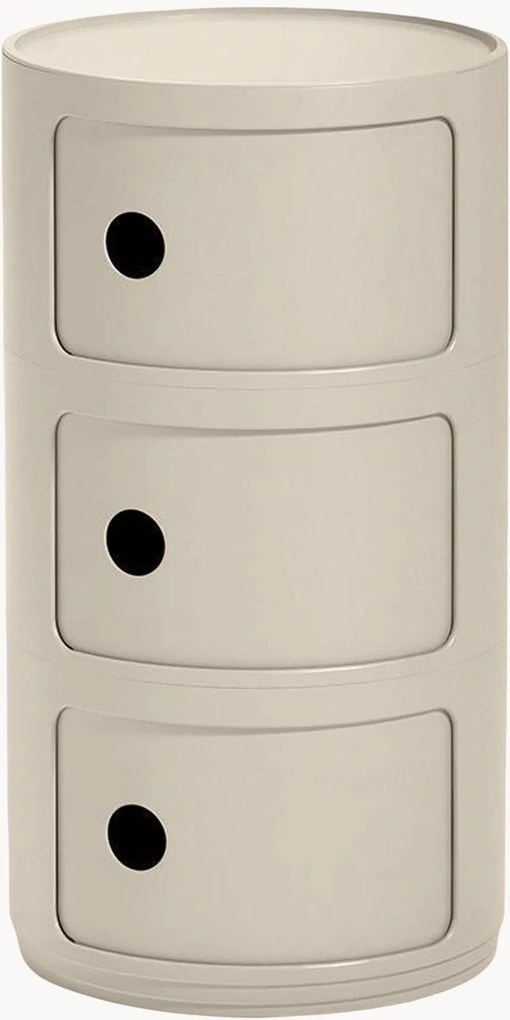 Armário de design Componibili, 3 elementos, Alt 59 cm