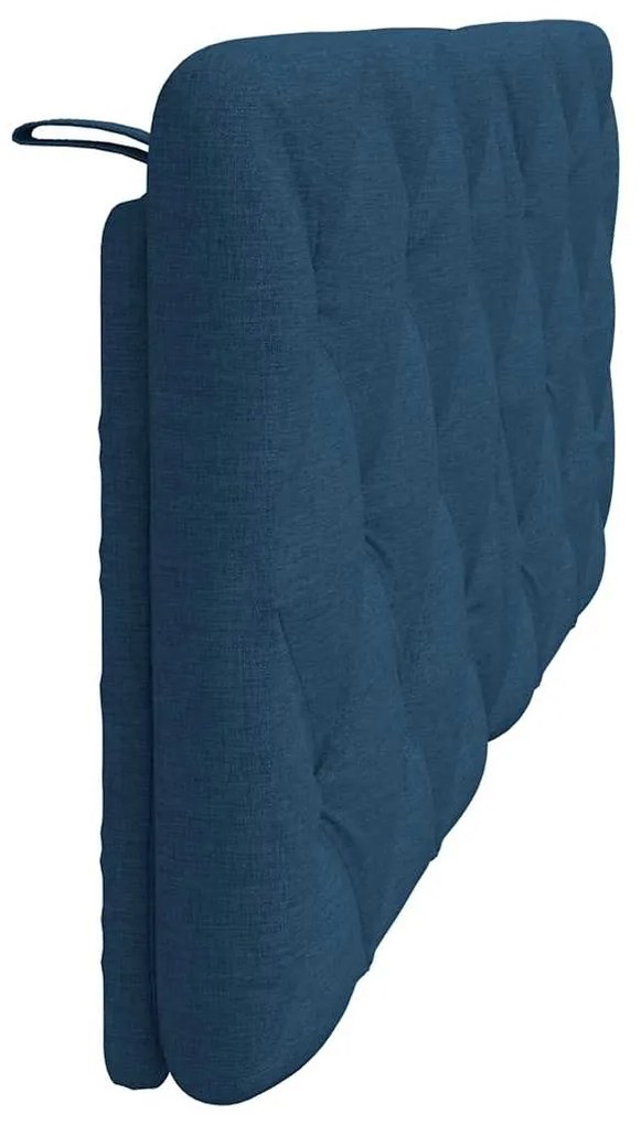 Almofadão de cabeceira 120 cm tecido azul