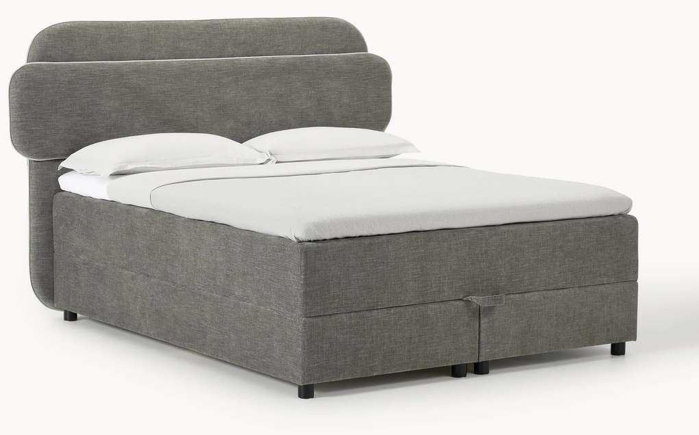 Cama boxspring com espaço de arrumação Enrica