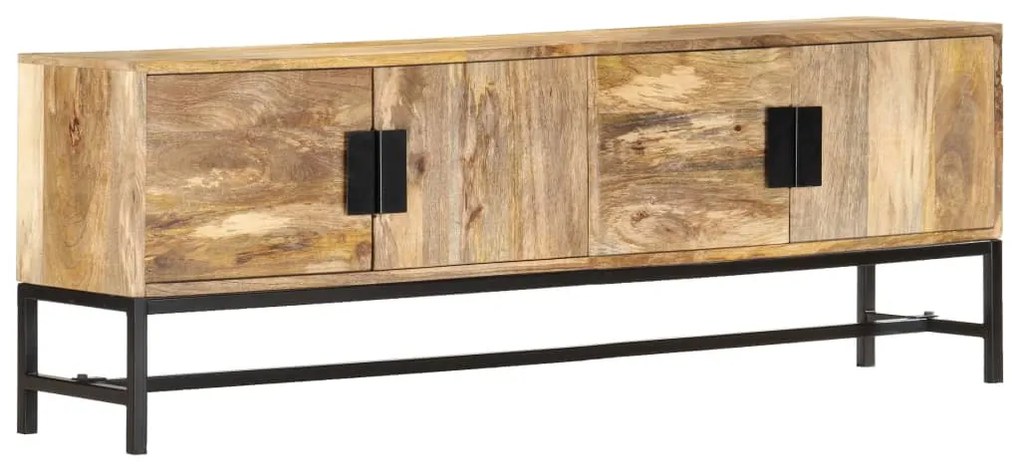 Móvel de TV 140x30x50 cm madeira de mangueira maciça