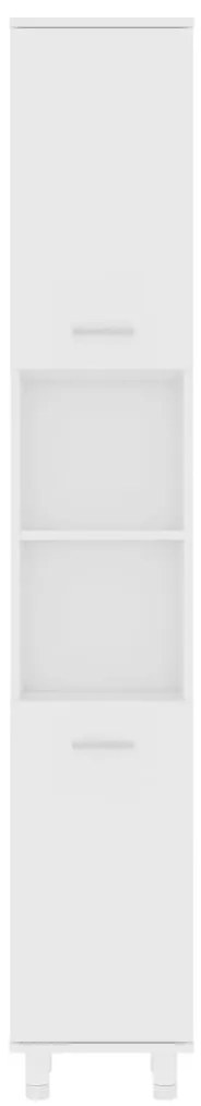 4 pcs conjunto de móveis de casa de banho contraplacado branco