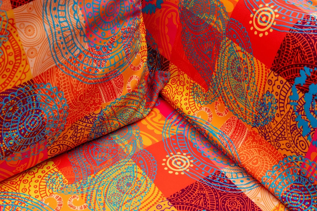 Sofá-Cama 2 Lugares Chatto – Multicolor – 150x75x70 cm