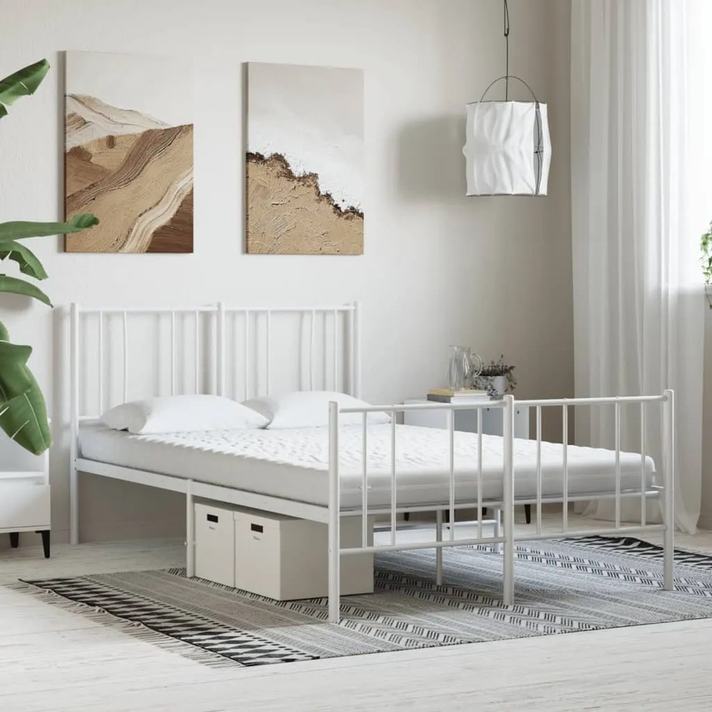 Colchão de espuma 140x200 cm 7 zonas dureza 20 ILD branco