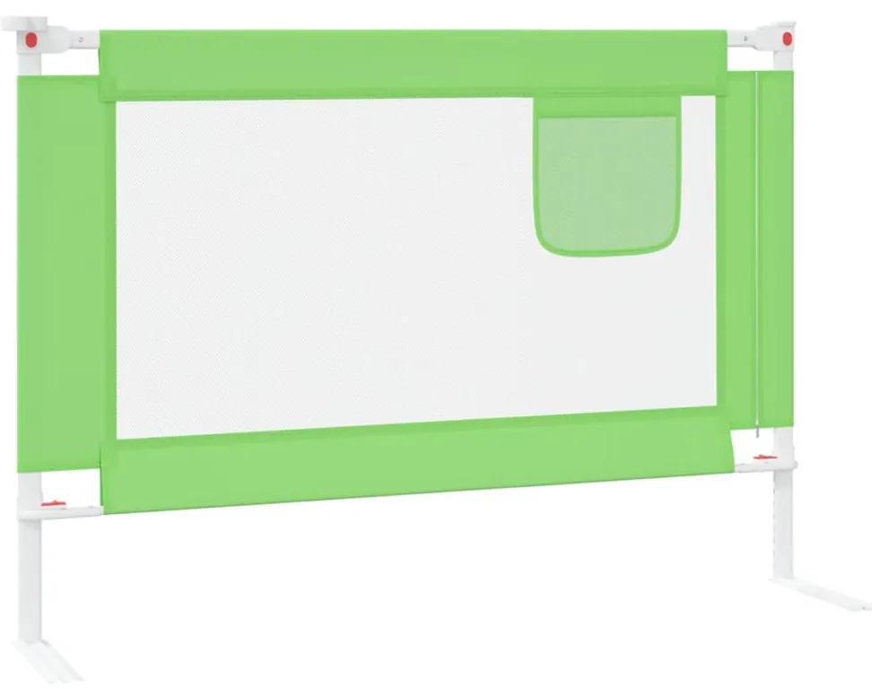 Barra de segurança p/ cama infantil tecido 90x25 cm verde
