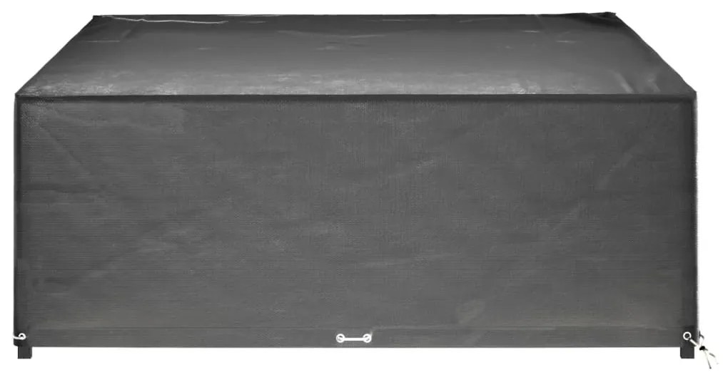 Capas p/ mobília jardim 2 pcs 16 ilhós 300x200x75 cm retangular
