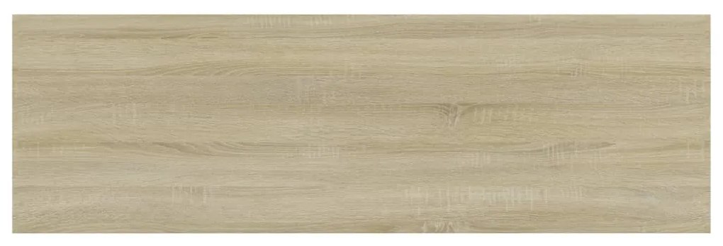 Prateleiras estante 4pcs 80x20x1,5cm contraplacado cor carvalho