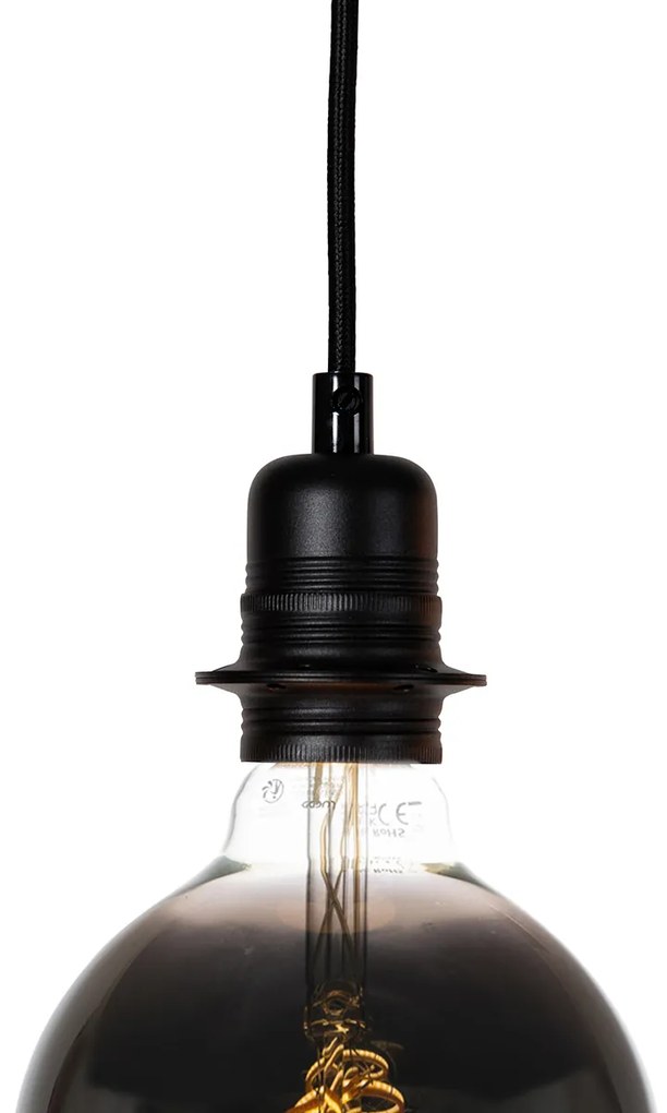 LED Candeeiro de suspensão inteligente preto incl. 2 Wifi G125 - Cava Moderno