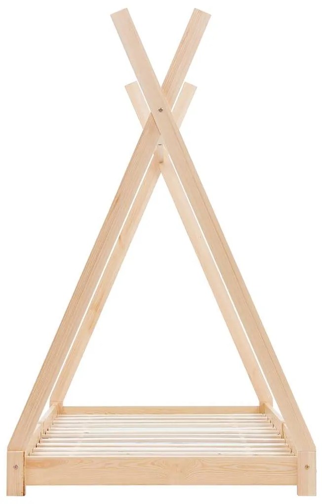 Estrutura de cama p/ crianças 70x140 cm madeira de pinho maciça