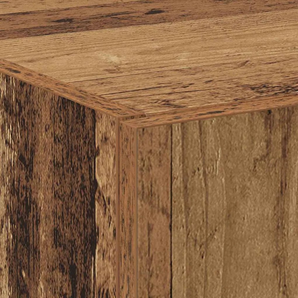 Highboard em Madeira Velha 60 x 32 x 153 cm - feito de madeira engenhe