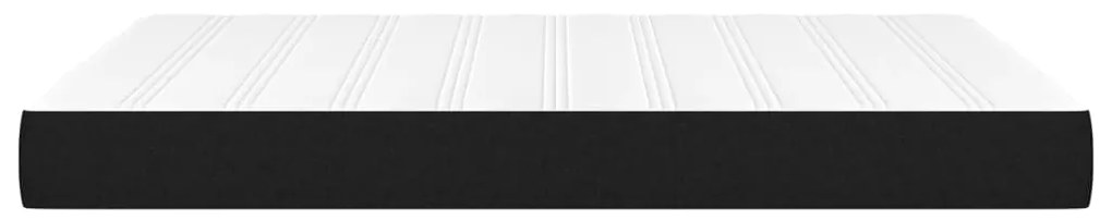 Colchão de molas ensacadas 140x200x20 cm tecido preto