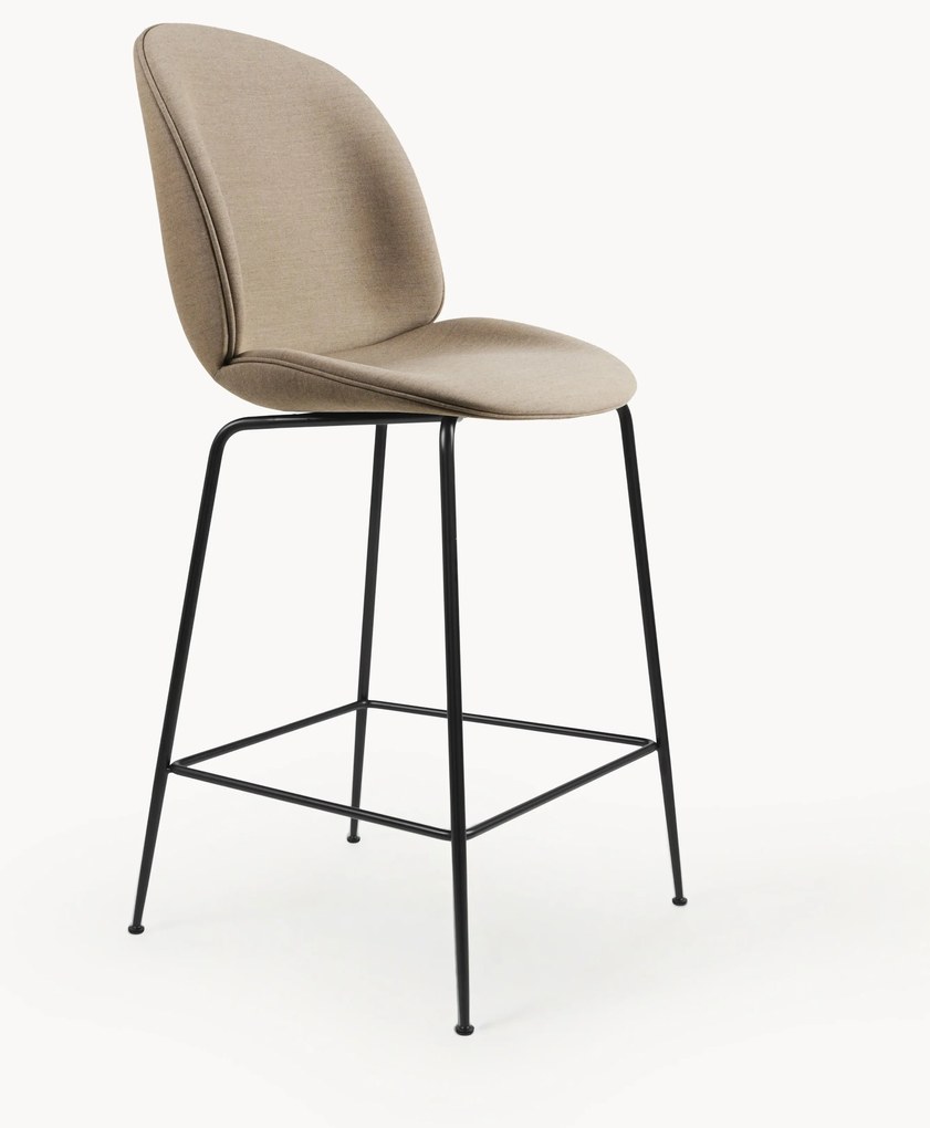 Cadeira de balcão em lã Beetle