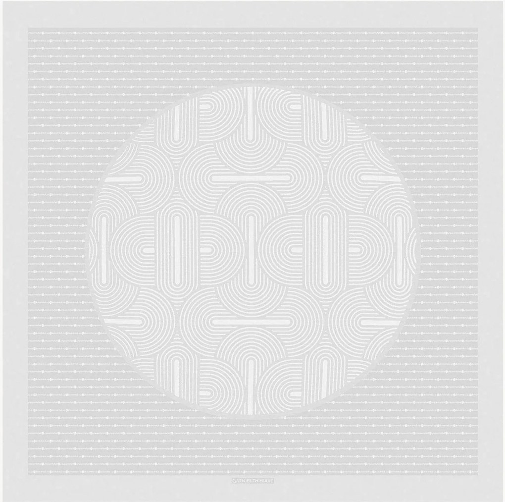 Toalha de mesa jacquard Le Cercle Blanc