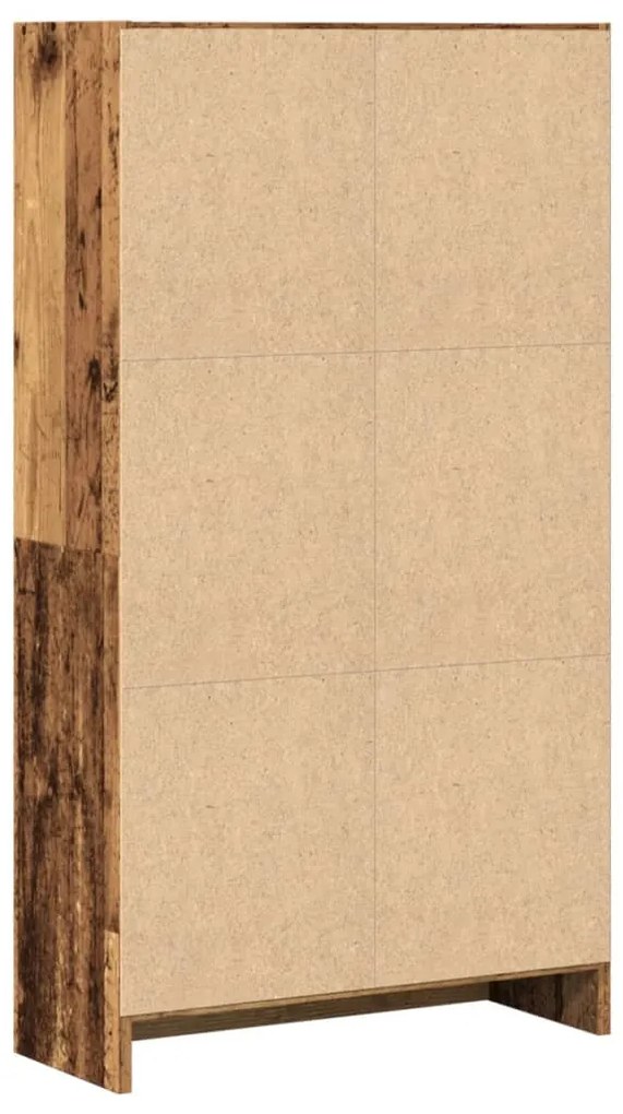 Estante 60x24x109 cm derivados de madeira madeira velha