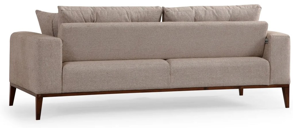 Sofá-cama de 3 Lugares Sinor – Bege – 225x92x75 cm