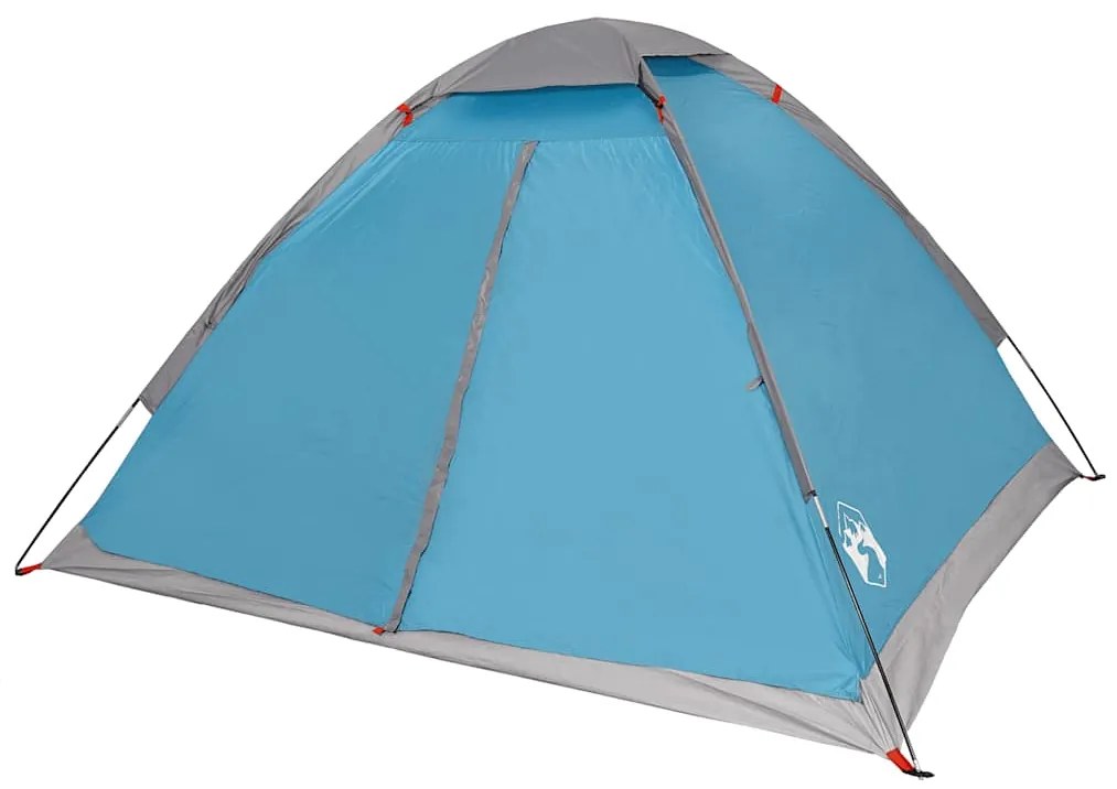 Tenda de campismo cúpula para 2 pessoas impermeável azul