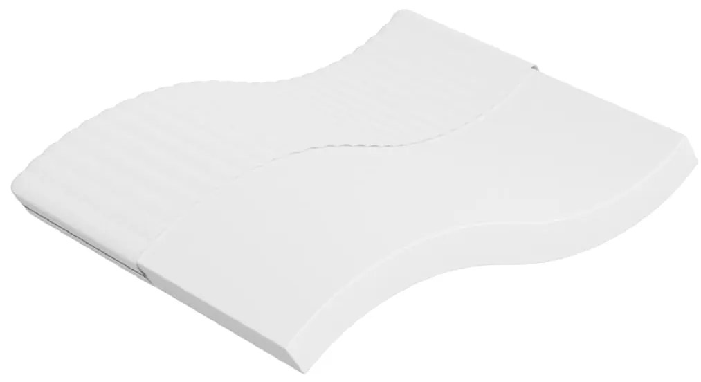 vidaXL Colchão de espuma médio suave 160x200 cm