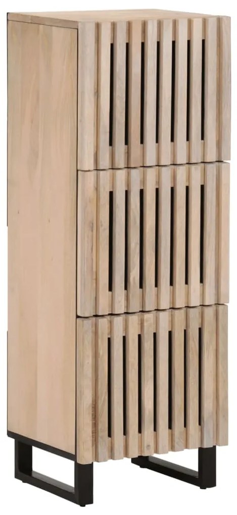 vidaXL Aparador alto 40x34x110 cm madeira de mangueira maciça