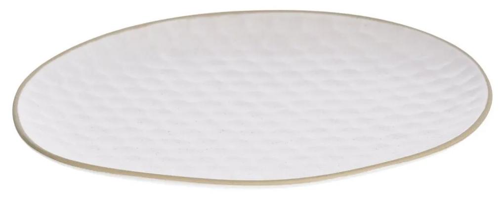 Kave Home - Prato raso Manami cerâmica branco