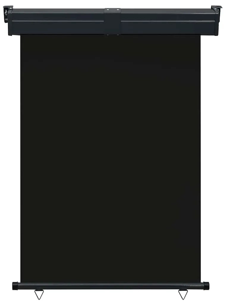 Toldo lateral para varanda 125x250 cm preto
