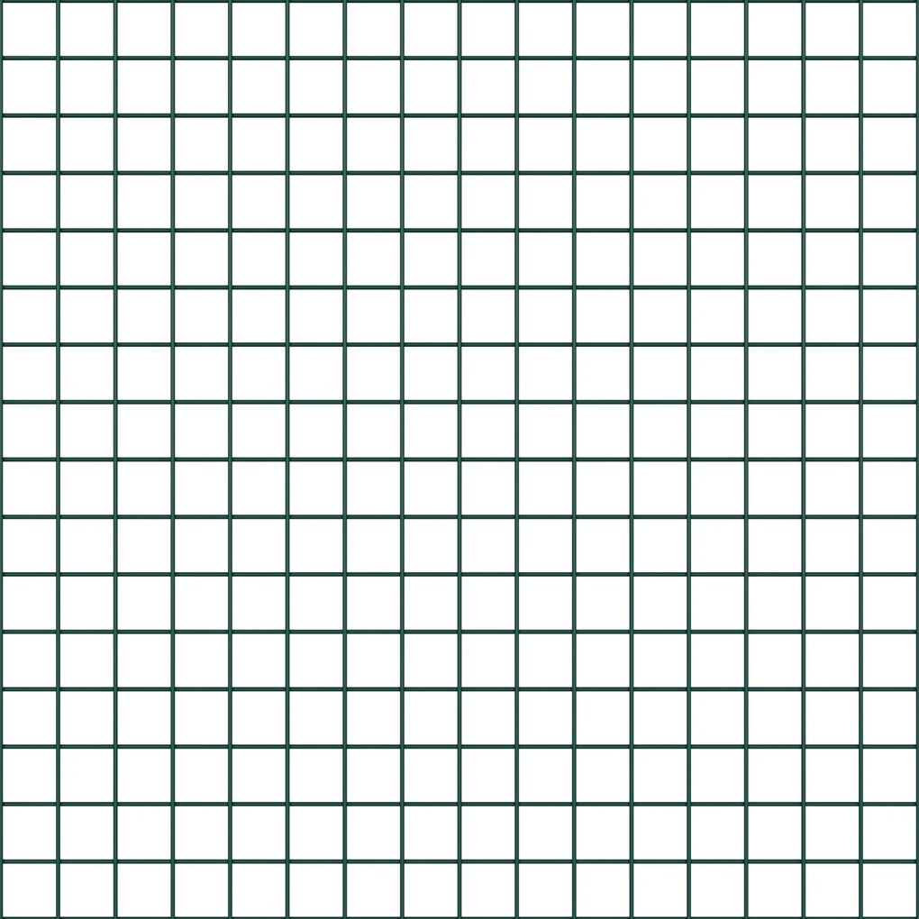 Cerca de Arame Soldado com 22 Postes U Verde 1.4x50 m Aço