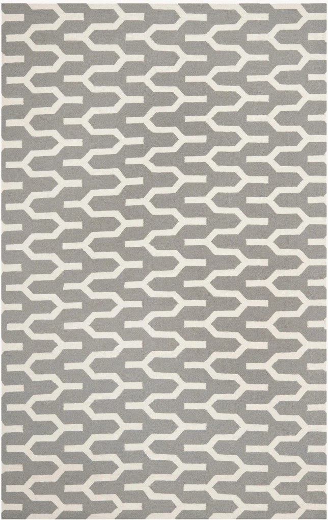 Tapete artesanal de lã de pelo comprido Karina