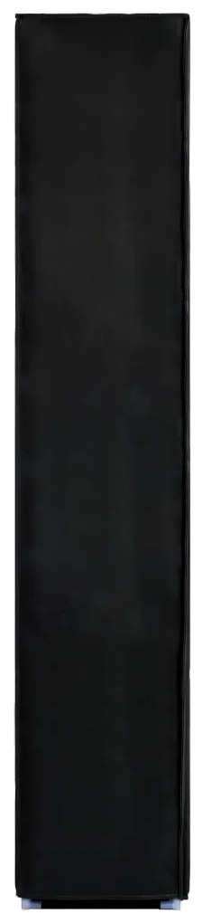 Sapateira 60x30x166 cm tecido preto