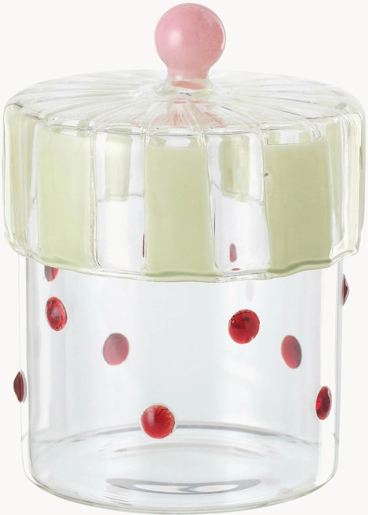 Recipiente decorativo de vidro Vista