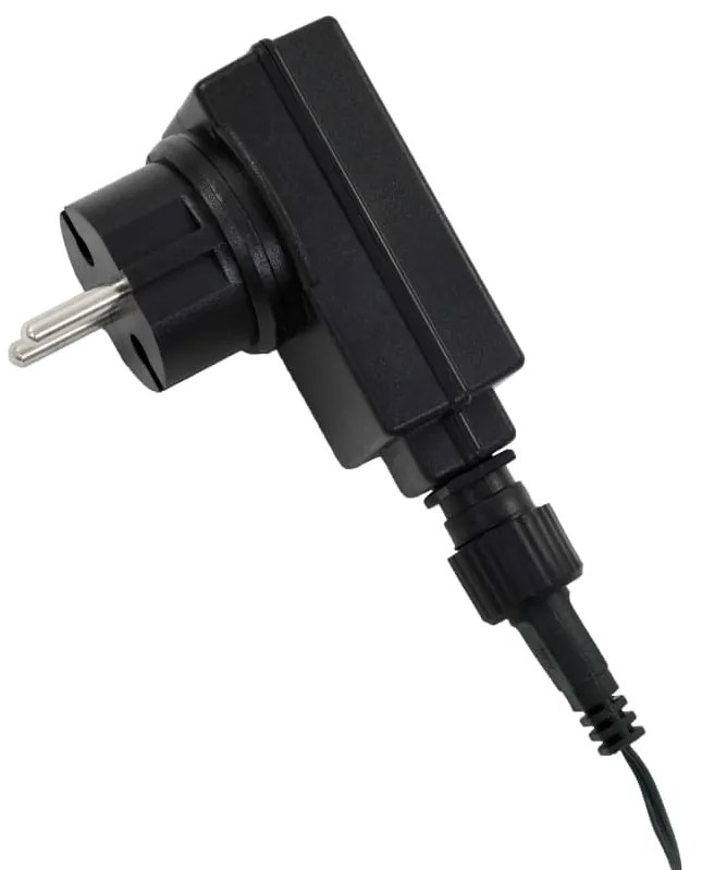 Cordão de luzes c/ 600 LEDs int/ext IP44 60m branco frio