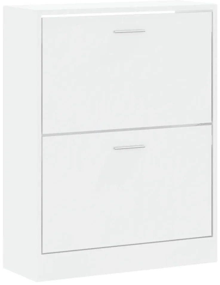 Sapateira 63x24x81 cm derivados de madeira branco brilhante