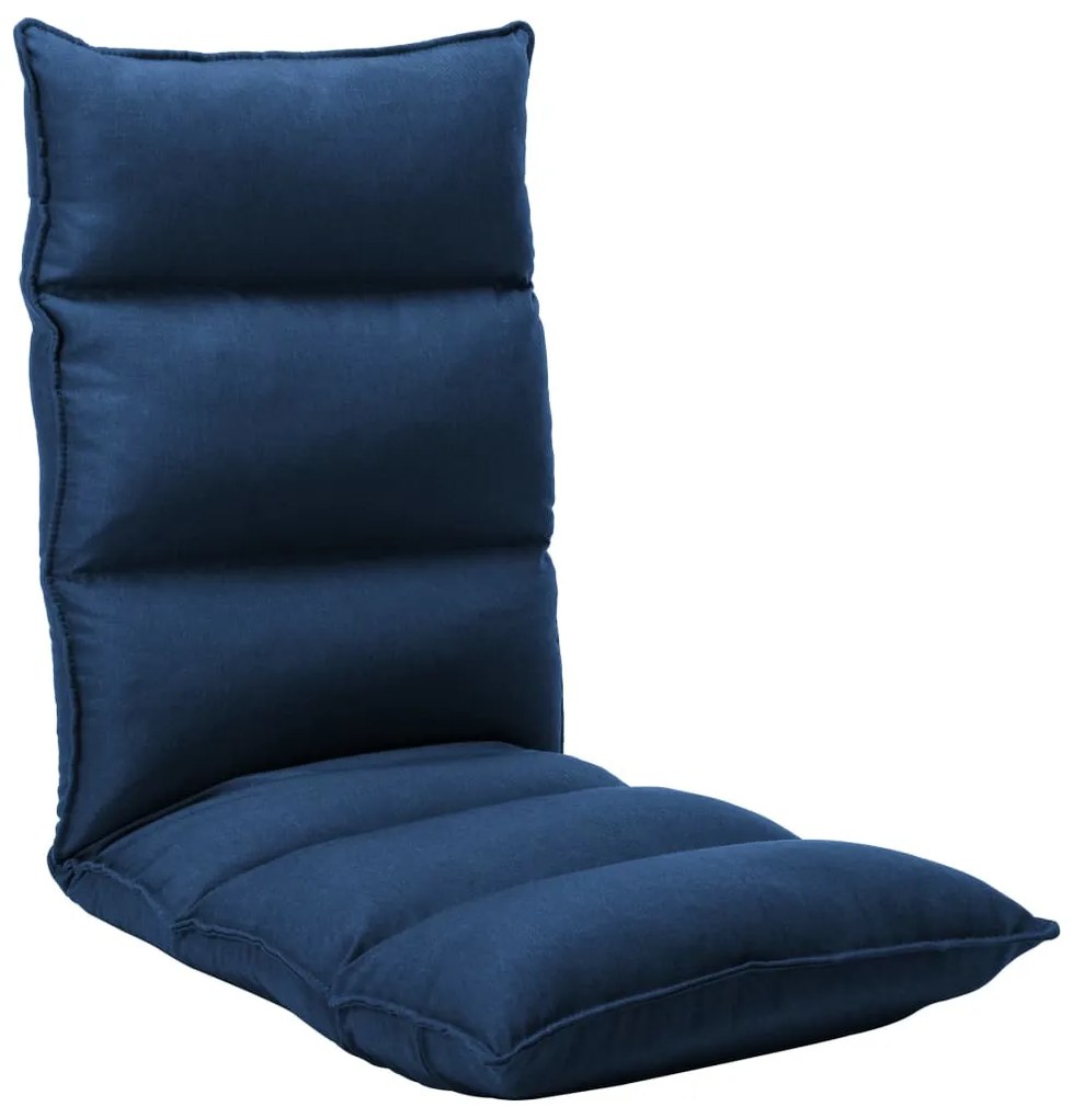Colchão dobrável tecido azul