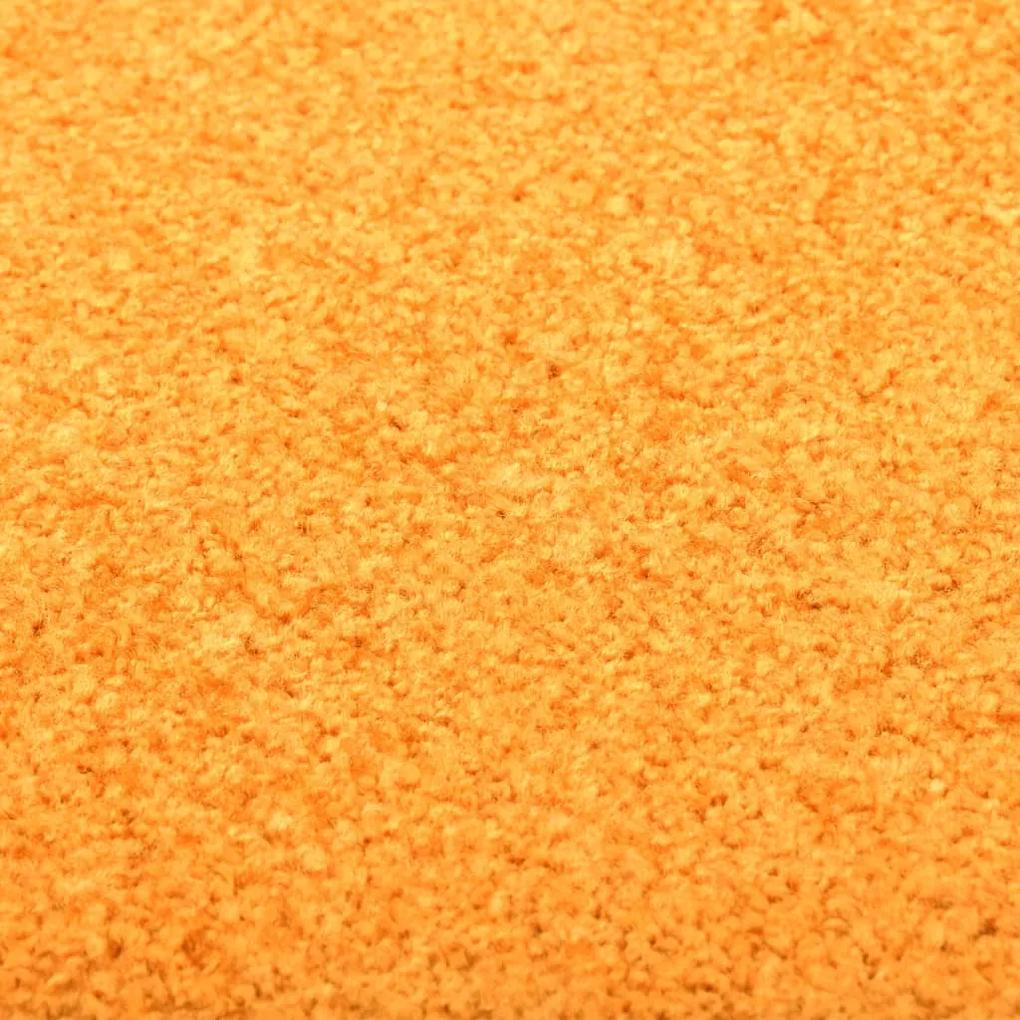 Tapete de porta lavável 60x90 cm laranja