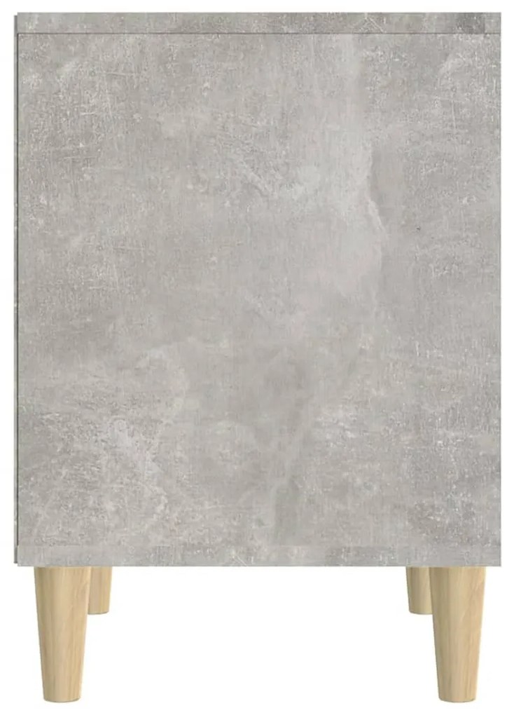 Mesas de cabeceira 2 pcs 40x35x50 cm cinzento cimento