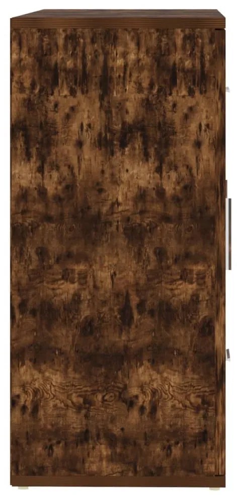 Aparador 91x29,5x65 cm derivados de madeira carvalho fumado