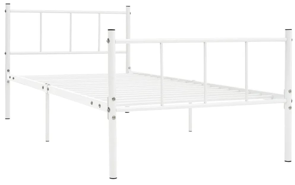 Estrutura de cama metal 90x200 cm branco