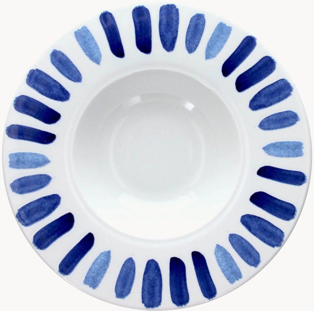 Pratos de sopa em porcelana Panarea, conjunto de 6