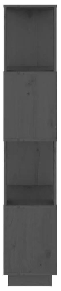 Estante/divisória 51x25x132 cm pinho maciço cinza