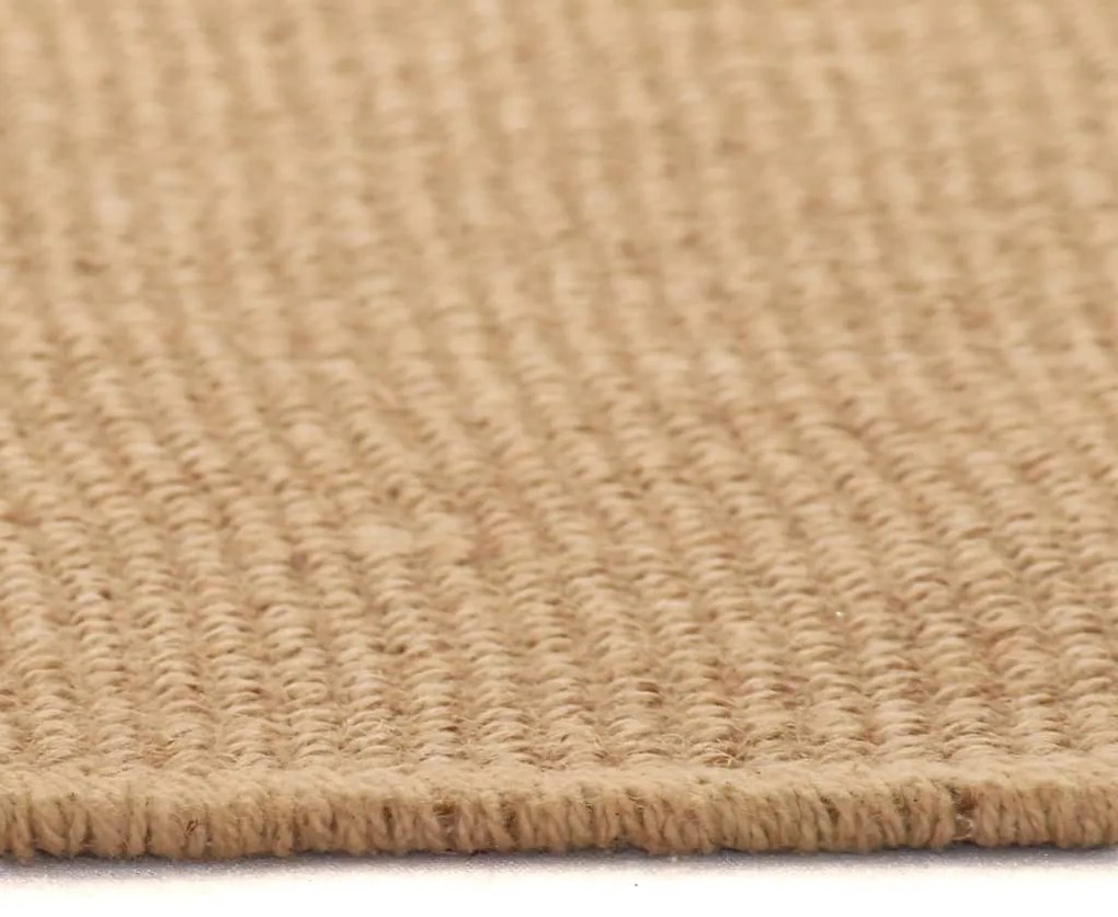 Tapete de divisão em juta com apoio de látex 160x230 cm natural